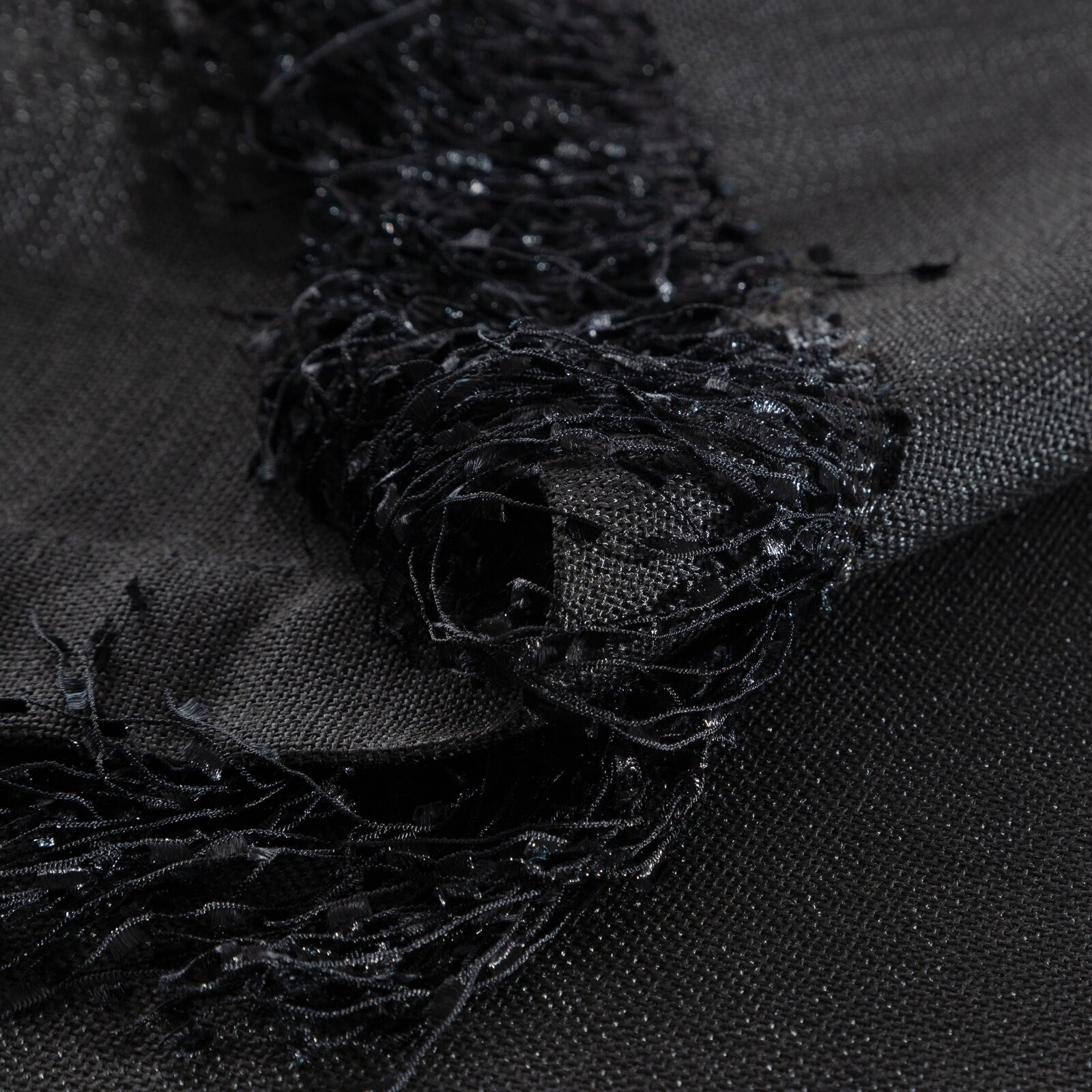 Ubrus JASPER černý kruh