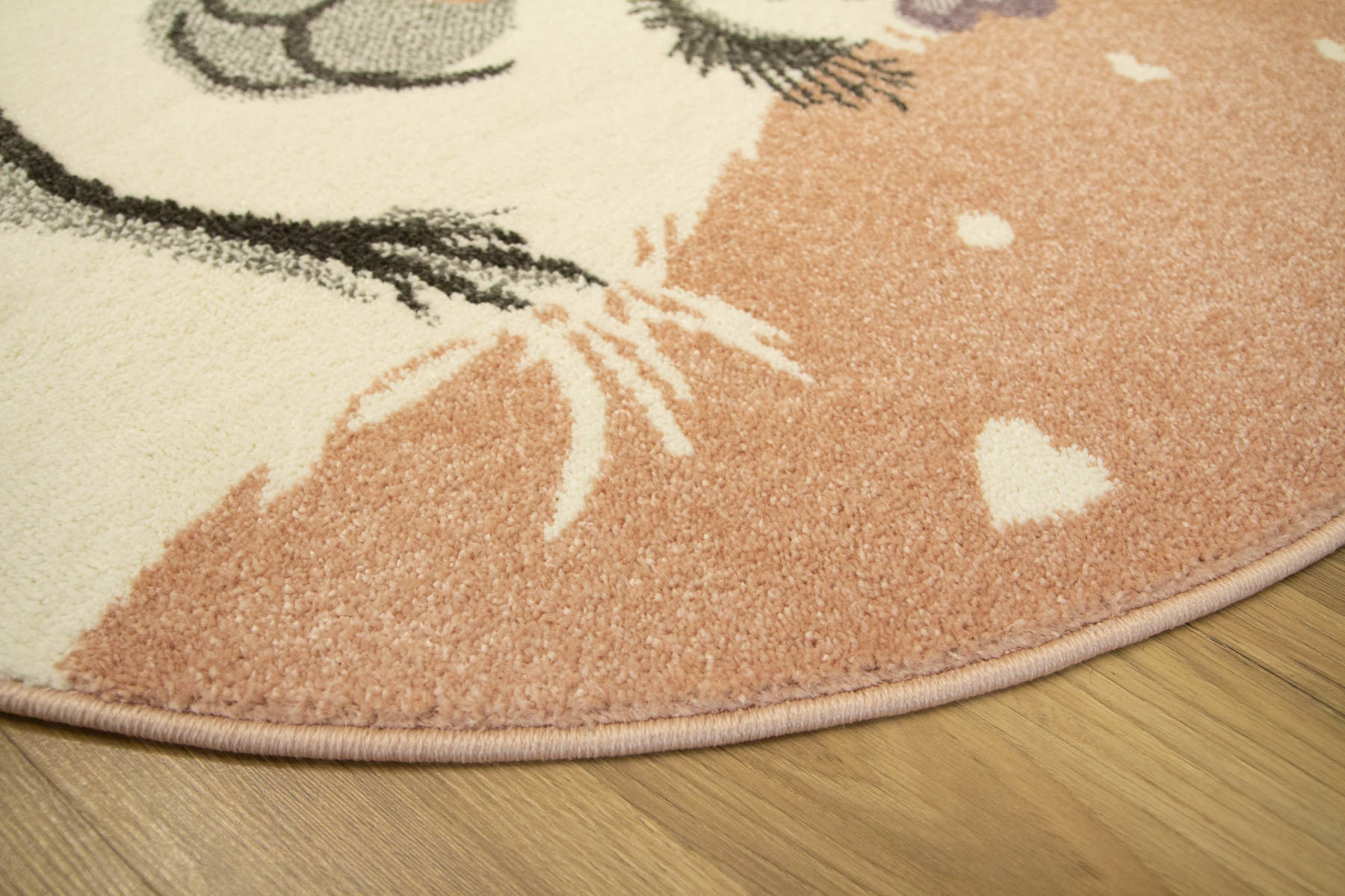 Dětský koberec Lima C882A růžový / krémový