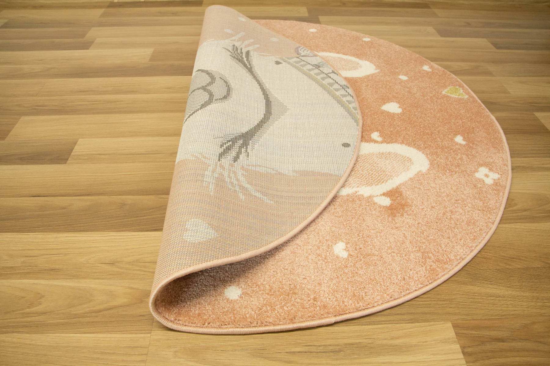 Dětský koberec Lima C882A růžový / krémový