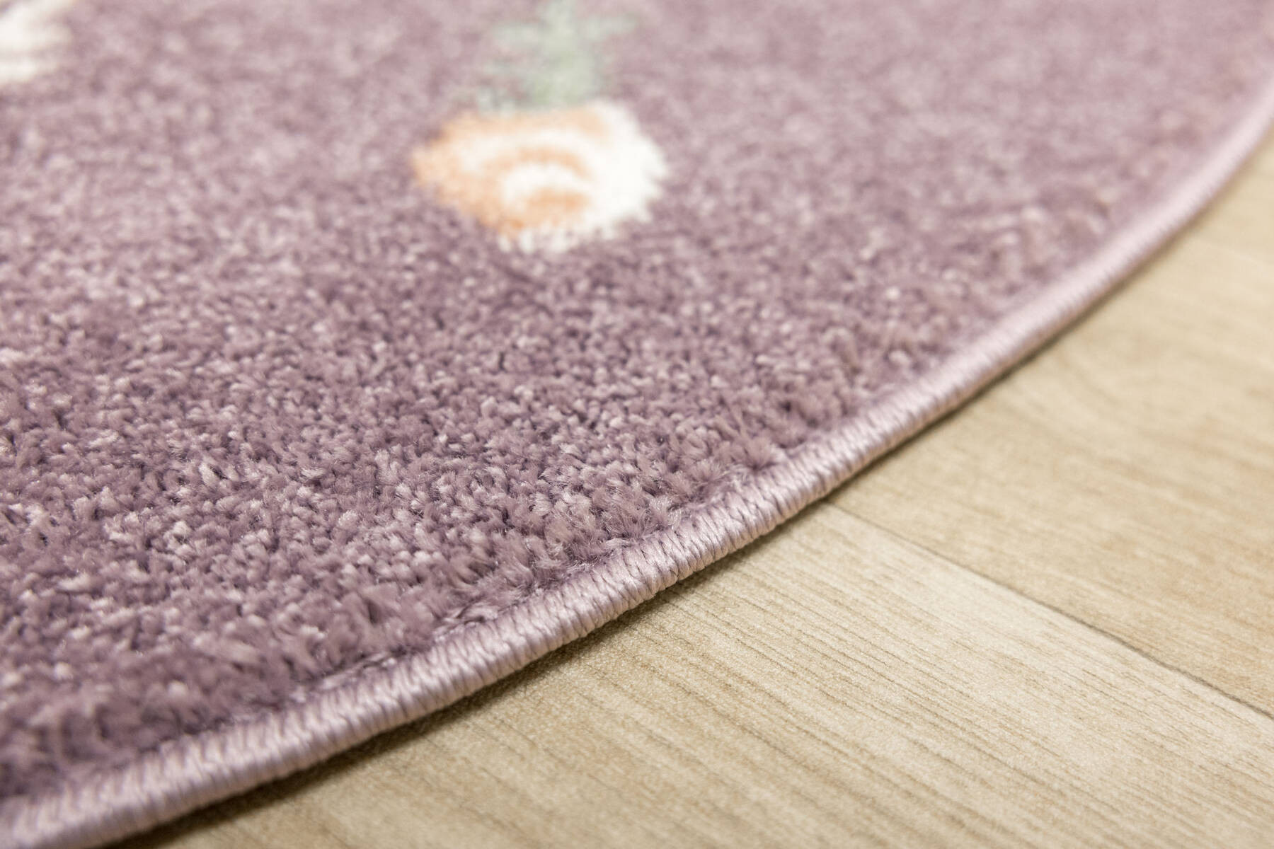 Koberec Lima G938A baletka, fialový / krémový kruh