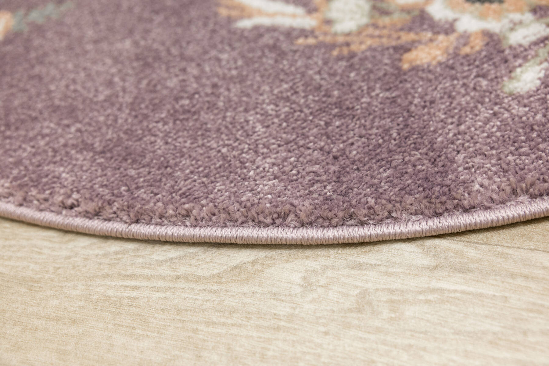 Koberec Lima G938A baletka, fialový / krémový kruh