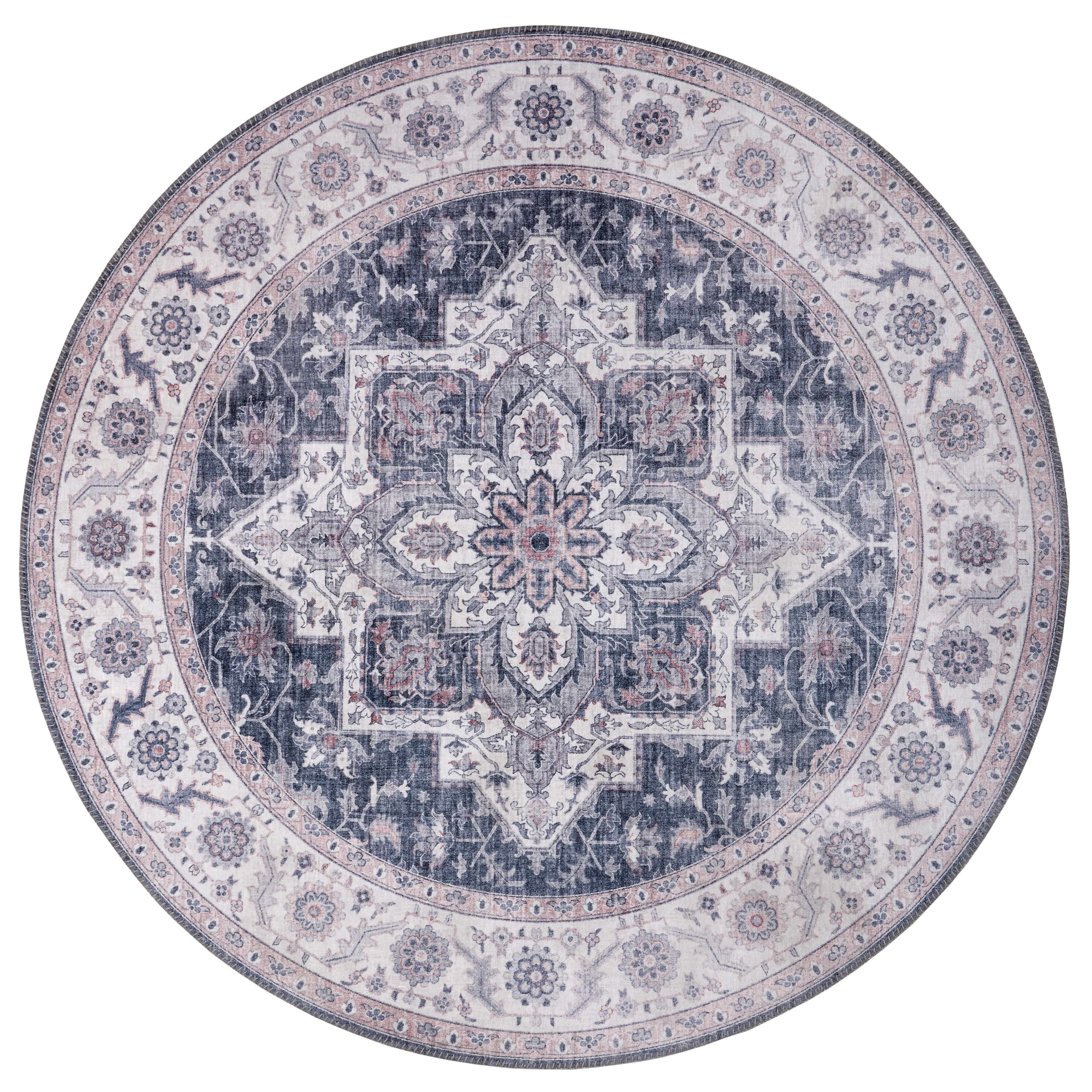 Koberec Hanse Home Asmar Anthea růžový kruh