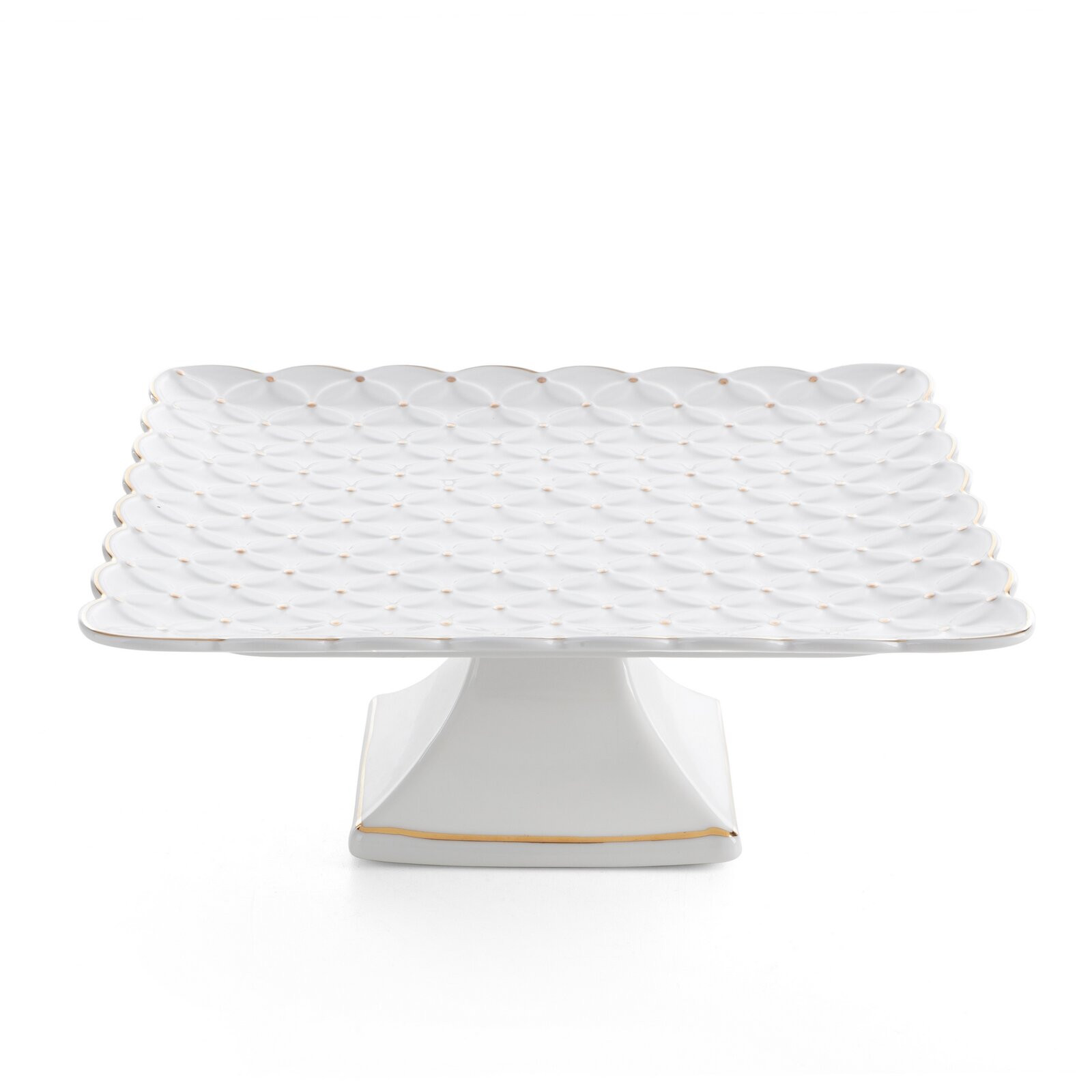 Dekorační podnos BELIA 06 krémový / zlatý