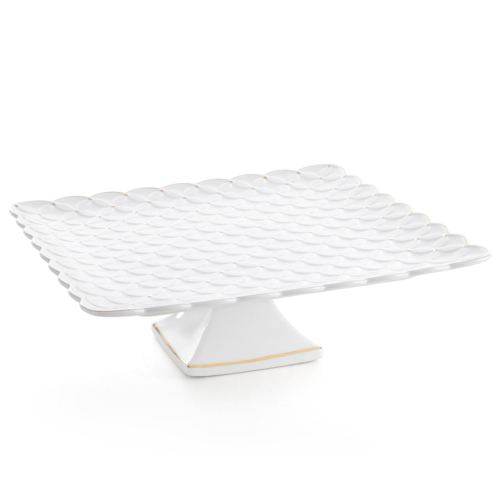 Dekorační podnos BELIA 07 krémový / zlatý