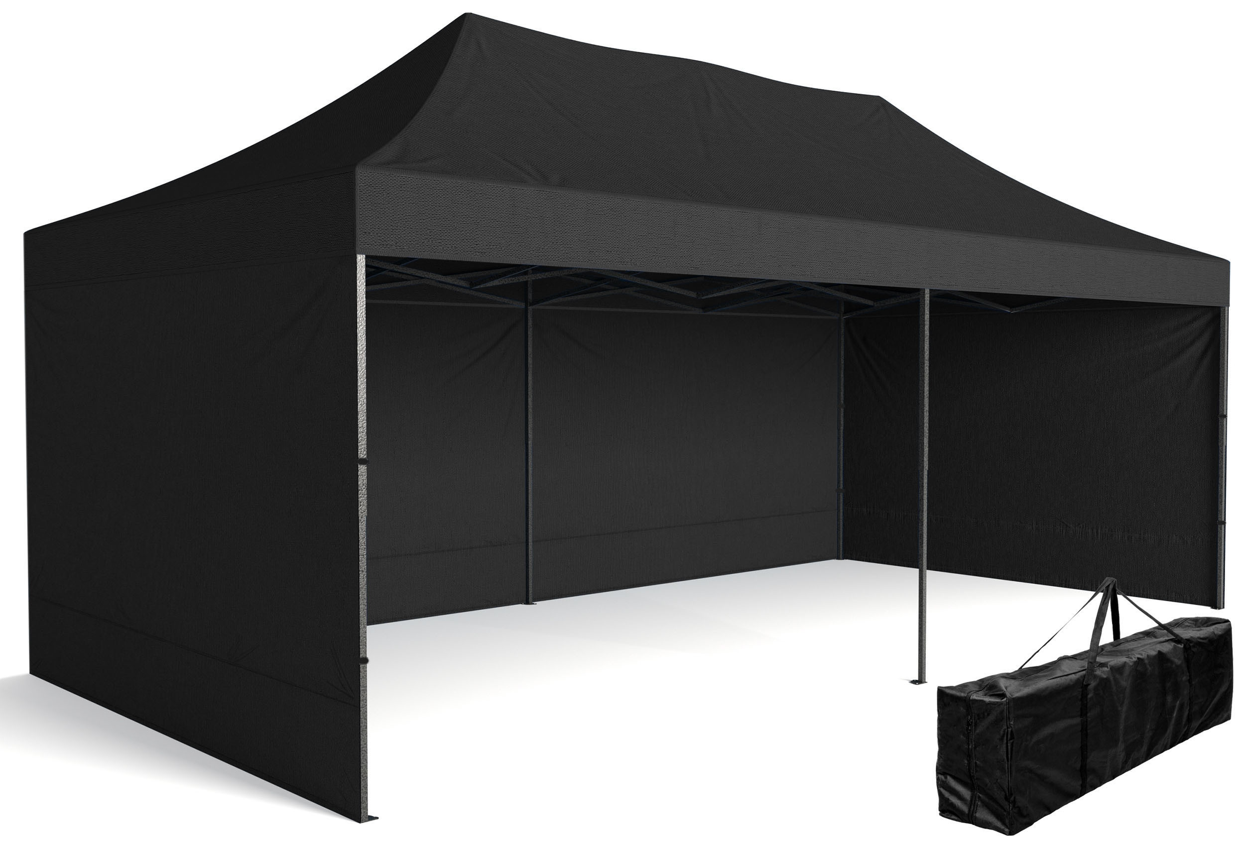 Zahradní párty stan EXPRESS černý 3x6 m