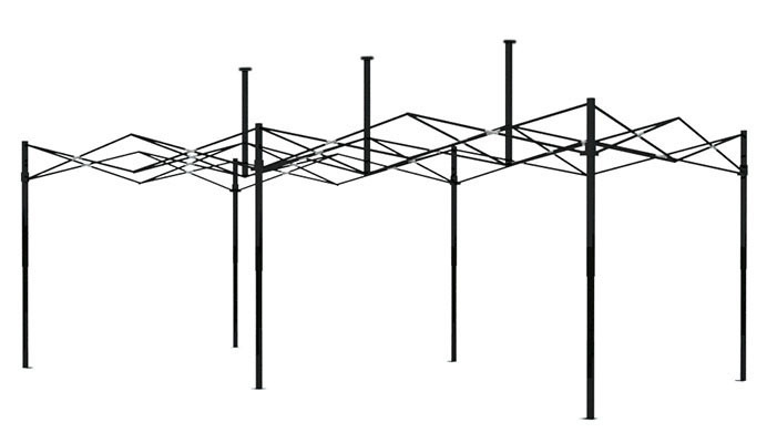 Zahradní párty stan EXPRESS zelený 3x6 m