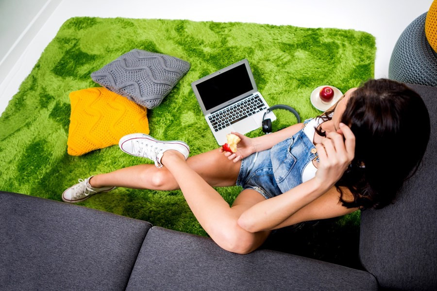 Plyšový Koberec Excluziv Zelený