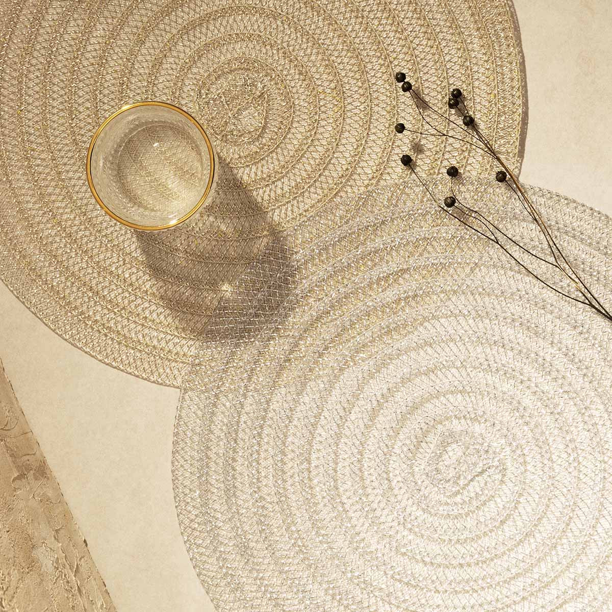 Podložka pod talíř JAZMINE stříbrná AW18 922323