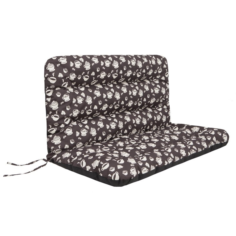 Polštář na houpačku ANIA 120 cm čokoláda