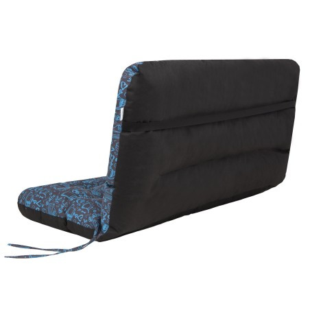 Polštář na houpačku ANIA 120 cm coffee, modrý