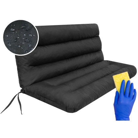 Polštář na houpačku ANIA 120 cm černý