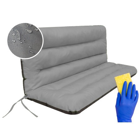 Polštář na houpačku ANIA 120 cm světle šedý