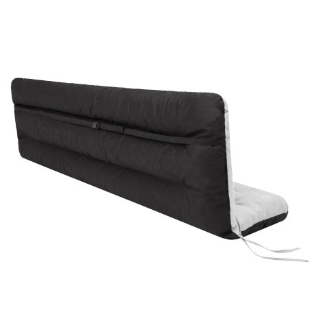 Polštář na houpačku ANIA 120 cm popel, ekolen