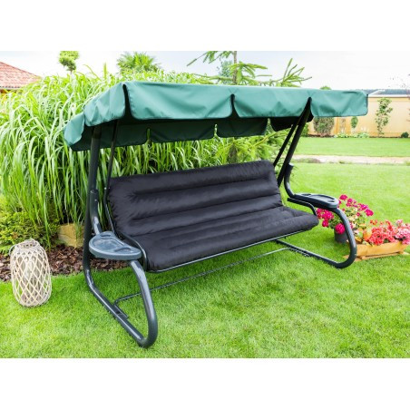 Polštář na houpačku ANIA 150 cm černý