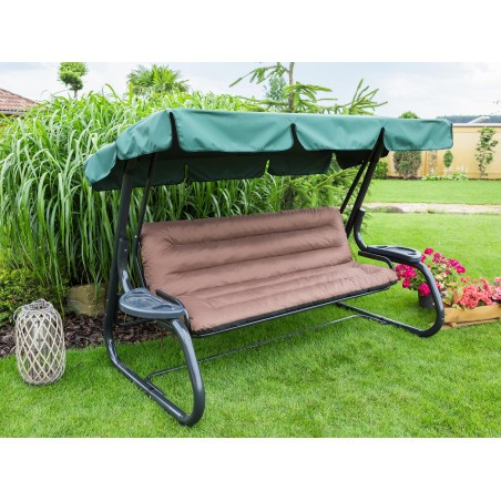 Polštář na houpačku ANIA 150 cm světle hnědý