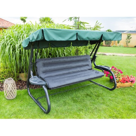 Polštář na houpačku ANIA 150 cm šedý