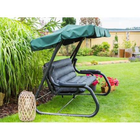 Polštář na houpačku ANIA 150 cm šedý