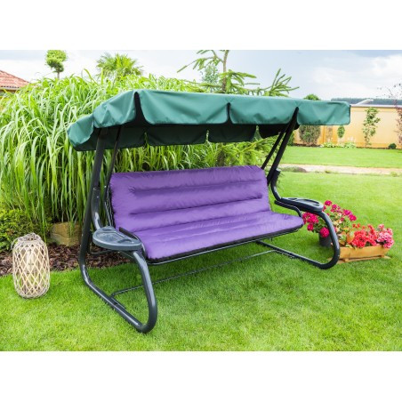 Polštář na houpačku ANIA 180 cm fialový