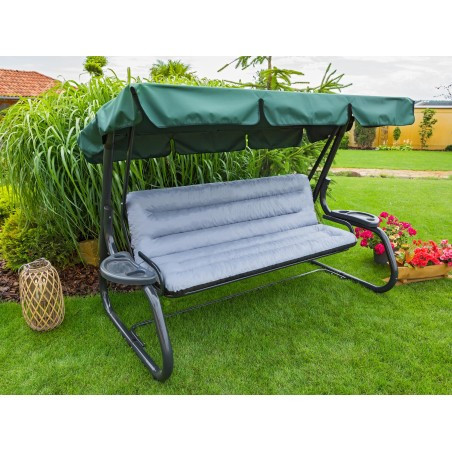 Polštář na houpačku ANIA 180 cm popel