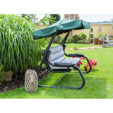 Polštář na houpačku ANIA 180 cm popel