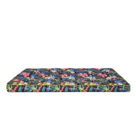 Polštář na zahradní houpačku POLA 180 cm barevné listy