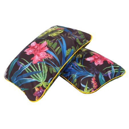 Polštář na zahradní houpačku POLA 180 cm barevné listy