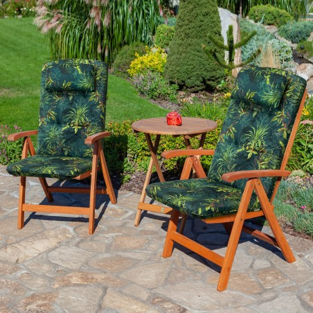 Polštář na zahradní židli BENITA zelená tráva