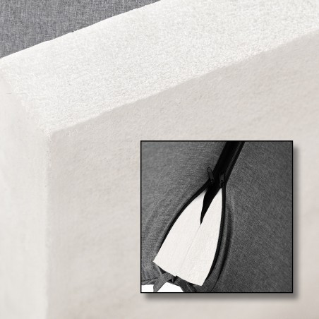 Polštář na zahradní židli BLANCA grafitový