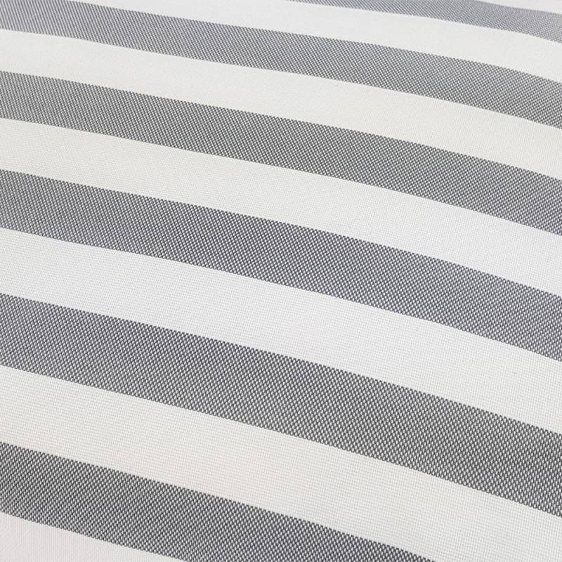 Zahradní polštář šedý pásy obdélník