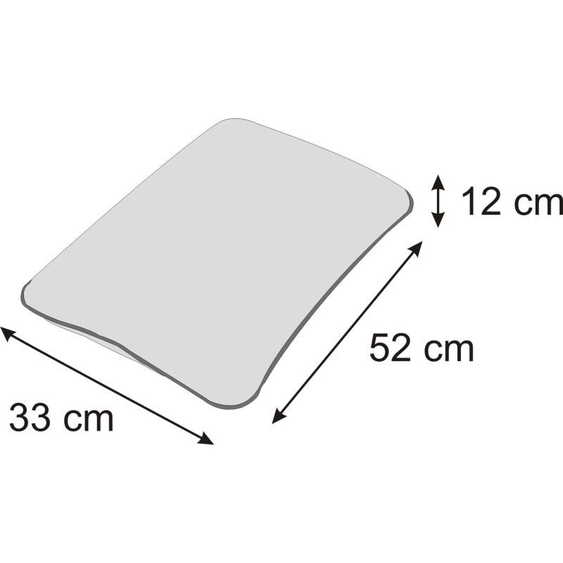 Zahradní polštář JASIEK oxford, červený