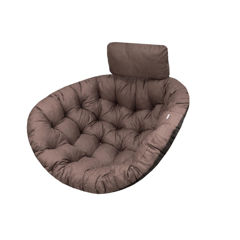 Polštář na houpačku MOON ekolen, hnědý