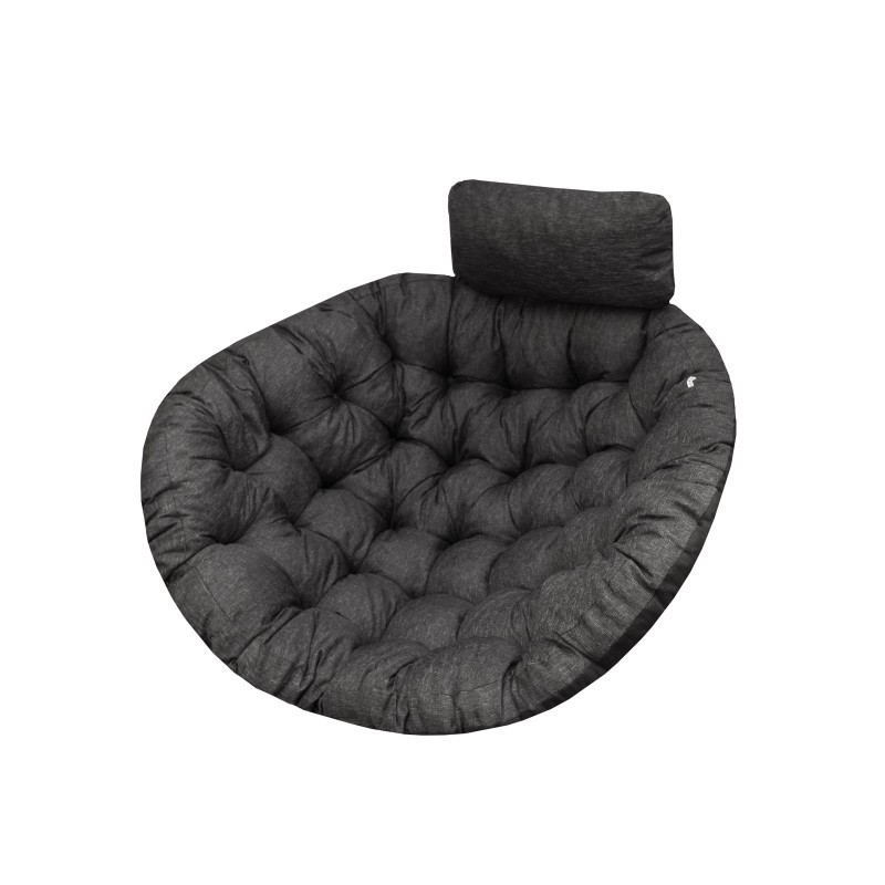 Polštář na houpačku MOON ekolen, černý