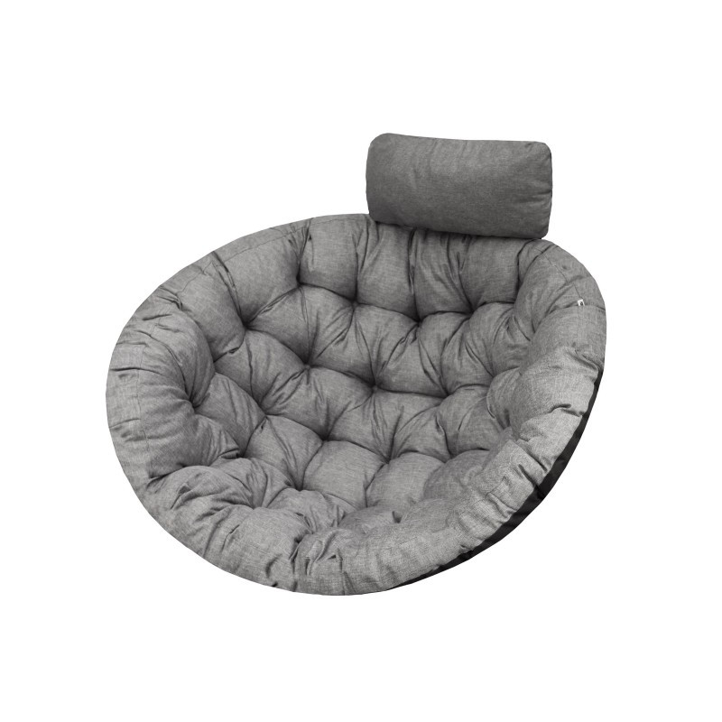 Polštář na houpačku MOON ekolen, grafitový