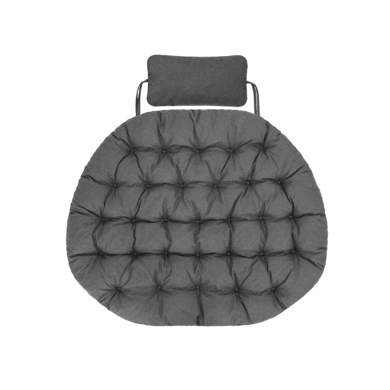 Polštář na houpačku MOON ekolen, grafitový