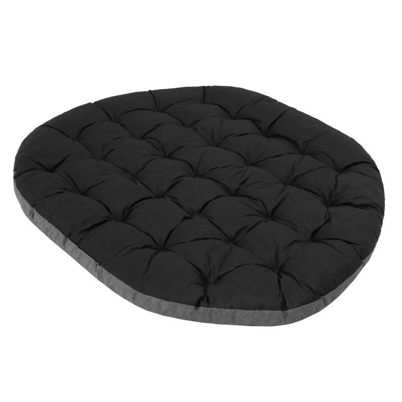 Polštář na houpačku MOON ekolen, grafitový