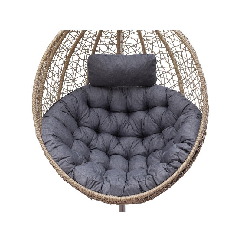 Polštář na houpačku MOON ekolen, granátový