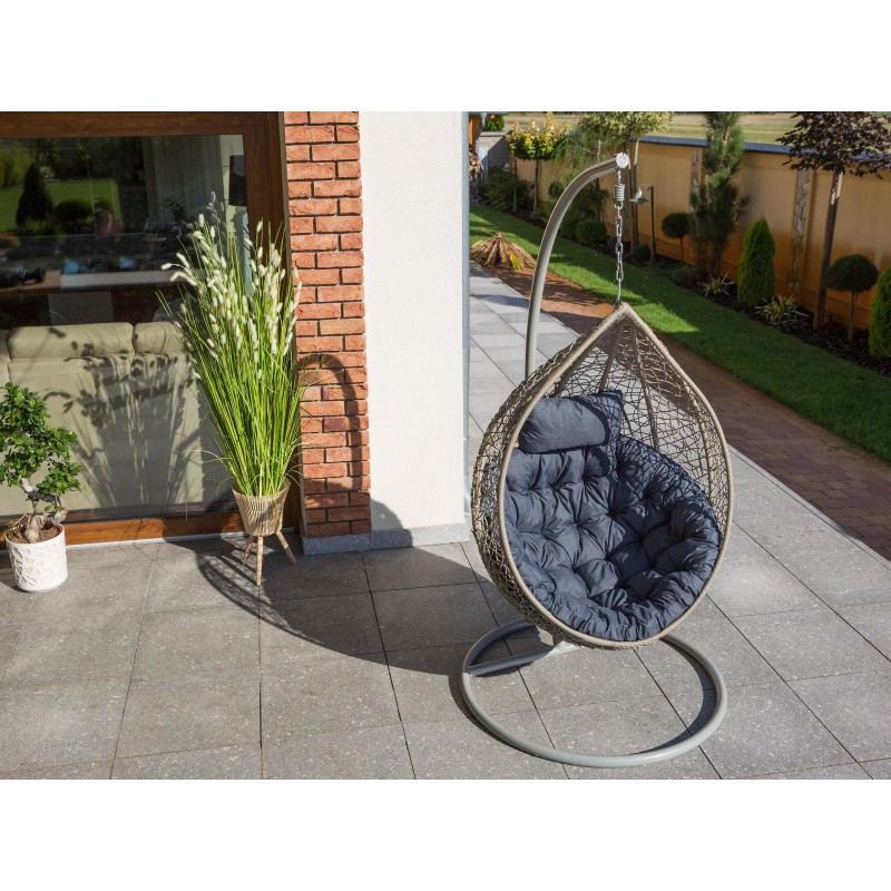 Polštář na houpačku MOON ekolen, granátový