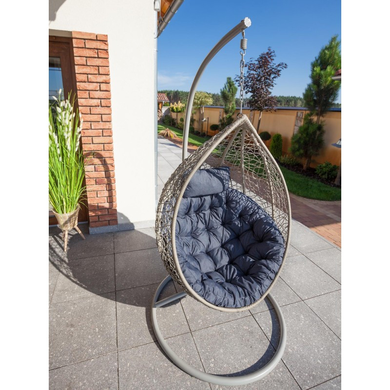 Polštář na houpačku MOON ekolen, granátový