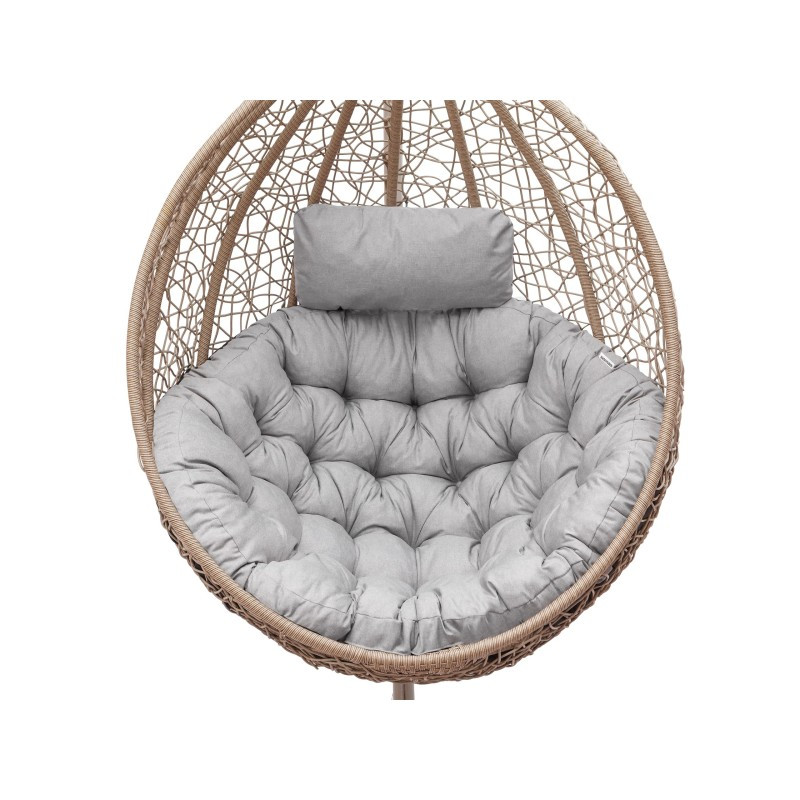 Polštář na houpačku MOON ekolen, popel