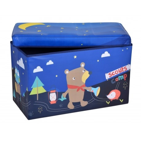 Dětský box na hračky s motivem medvídka
