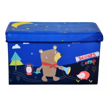 Dětský box na hračky s motivem medvídka