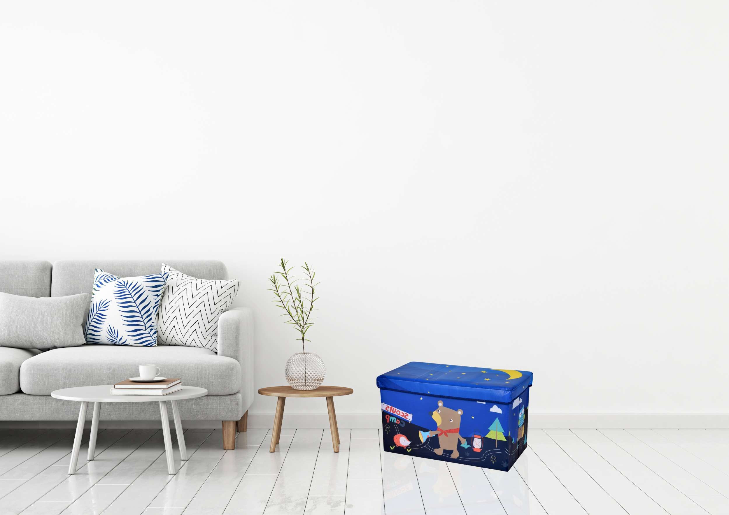 Dětský box na hračky s motivem medvídka