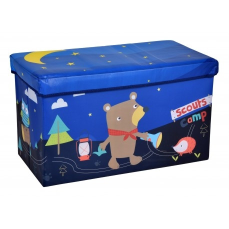 Dětský box na hračky s motivem medvídka