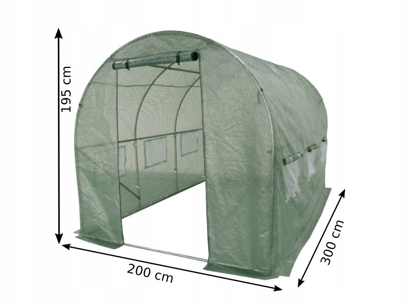 Plachta na zahradní skleník 2x3 m