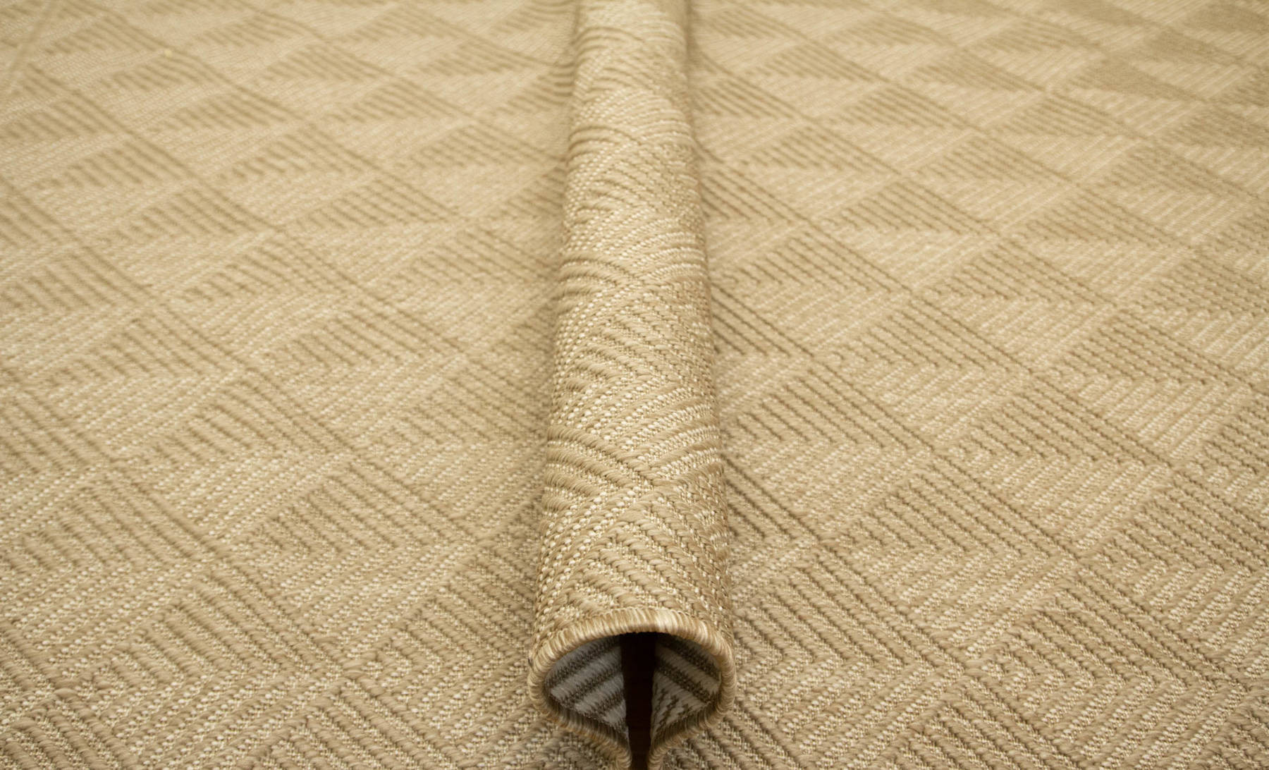 Šňůrkový oboustranný koberec Brussels 205740/10610 béžový / krémový