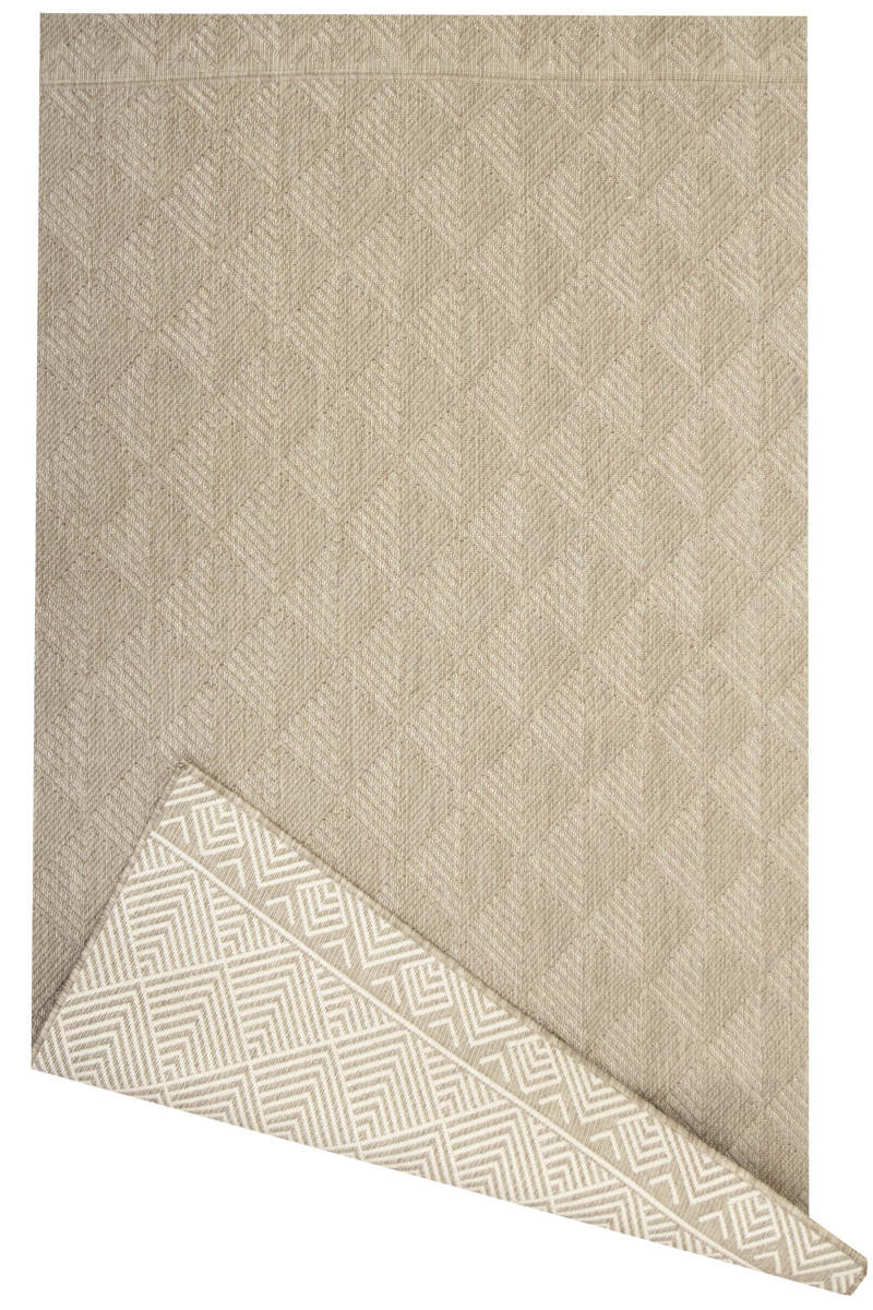 Šňůrkový oboustranný koberec Brussels 205740/10610 béžový / krémový