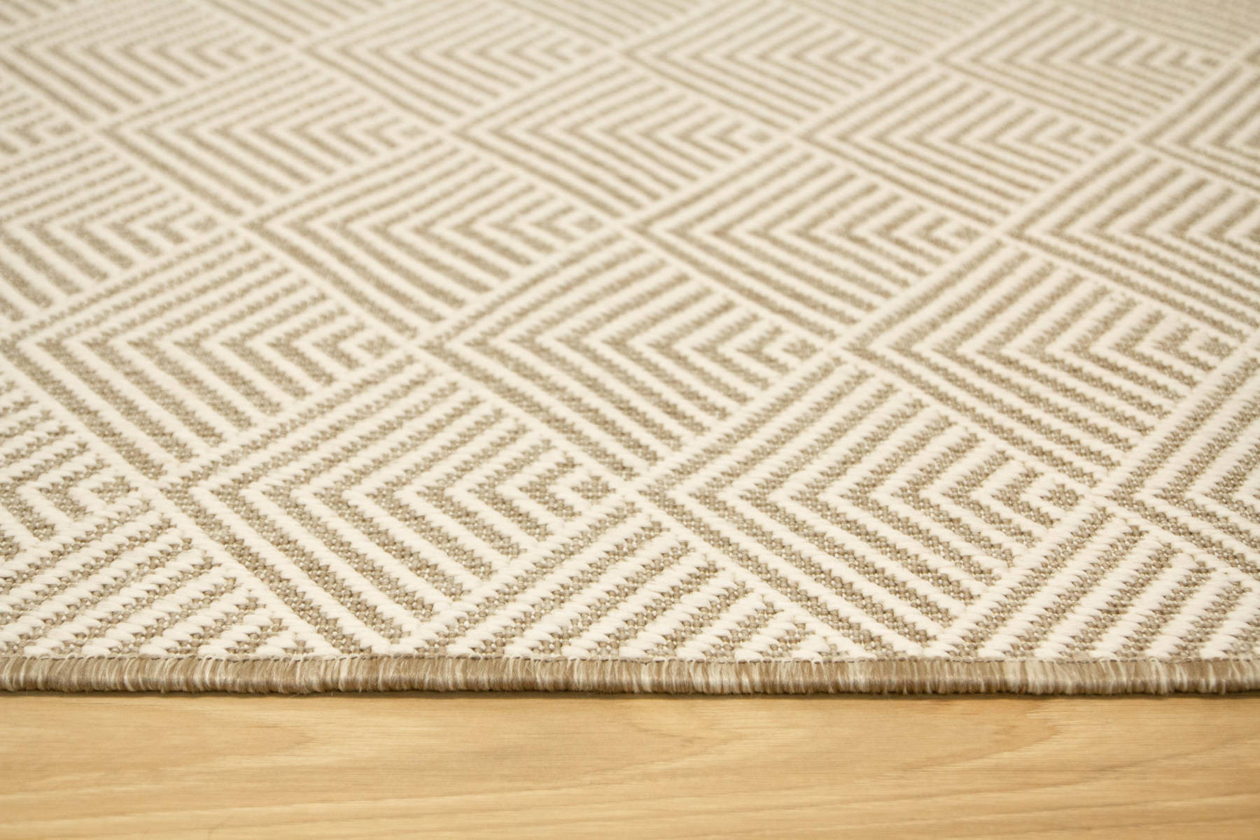 Šňůrkový oboustranný koberec Brussels 205740/10610 béžový / krémový