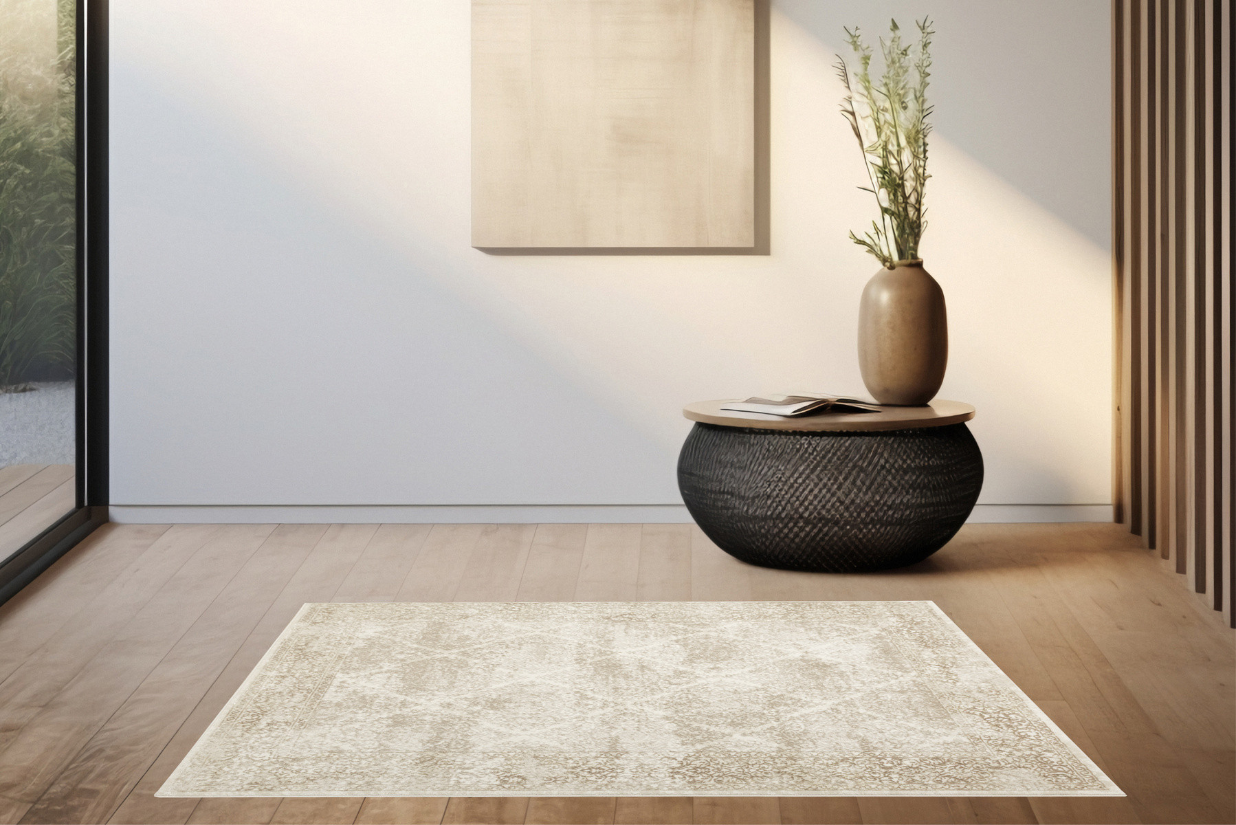 Koberec Allora Plus 7754A Ornament béžový / krémový