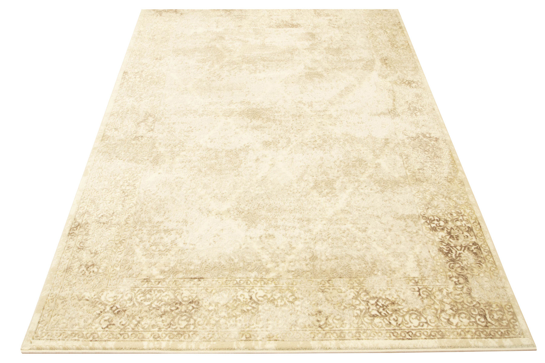Koberec Allora Plus 7754A ornament, béžový / krémový / zlatý