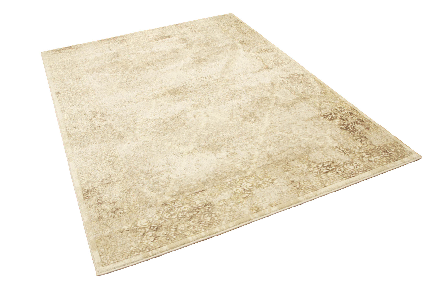 Koberec Allora Plus 7754A ornament, béžový / krémový / zlatý